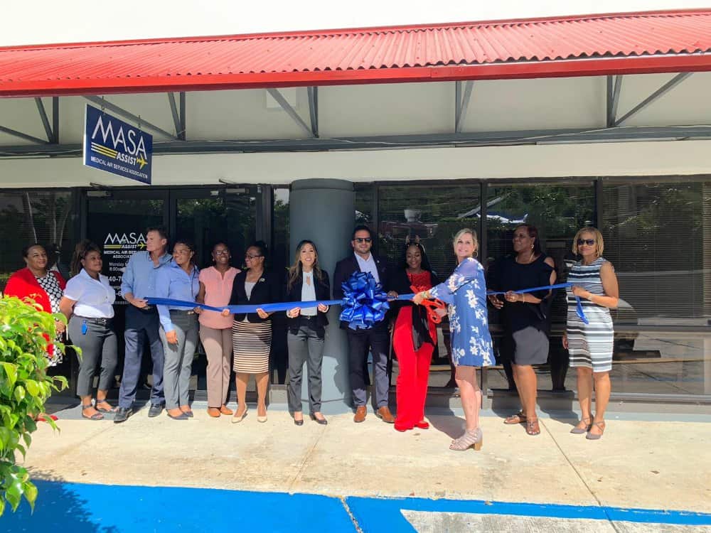 MASA Assist Cuts Ribbon on Shiny, New St. Thomas Headquarters